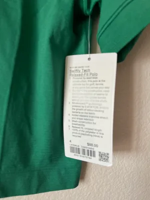 Lululemon swiftly tech relaxed fit polo shirt size S NWT with shopping bag thumbnail 3