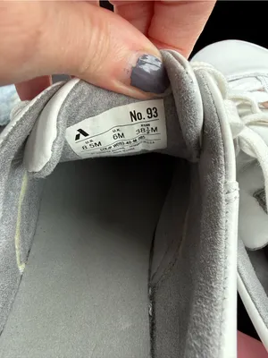 Anodyne No. 93 Women’s Diabetic Sneakers Sz 8.5 Med White Leather NEW Worn Once thumbnail 5