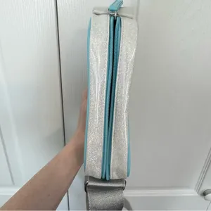 Disney Parks Iridescent Light Blue and White Cinderella Castle Crossbody Bag thumbnail 9