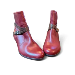 Rockport Cobb Hill Women’s Leather Ankle Boots – Size 7M | Wine/Burgundy thumbnail 7