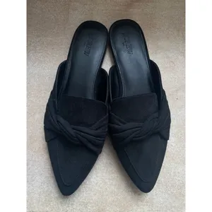 J.Crew Pointed Toe Slip-On Loafers Black Suede Knotted 9 Preppy Yacht‎ City Luxe thumbnail 2