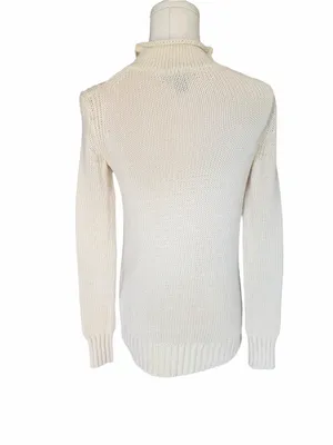 J.Crew - Always 1988 Vintage Style Oversized Rollneck Sweater Sz S thumbnail 4