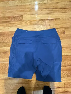 Athleta High-Rise Jogger Pants with Zip Pockets - Blue thumbnail 3