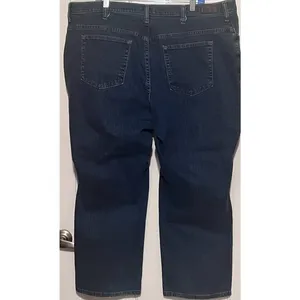 Lee Relaxed Straight Leg at the Waist Women's‎ Jeans Size 24W Petite thumbnail 2