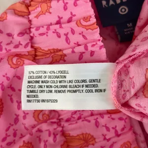 Roller Rabbit for Target Pink Seahorse Pajama Shorts Scalloped Hem Womens Medium thumbnail 9