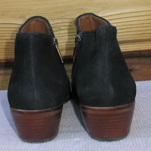 Sam Edelman Black Suede Petty Ankle Boots thumbnail 5