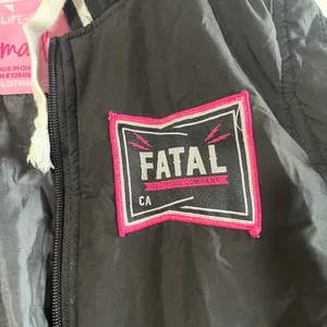 Fatal Black Jacket with Pink Patch size S thumbnail 4