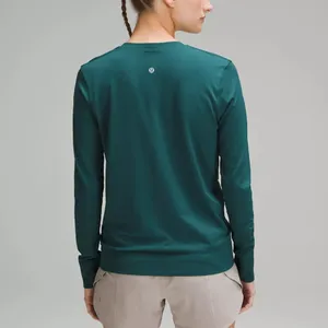 Lululemon Swiftly Relaxed Long-Sleeve Shirt Hip Length / Storm Teal / Size 2 thumbnail 5