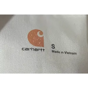 Carhartt Women's White Button Front Two Pockets Jacket Size S 29" Long x 20" PTP thumbnail 3