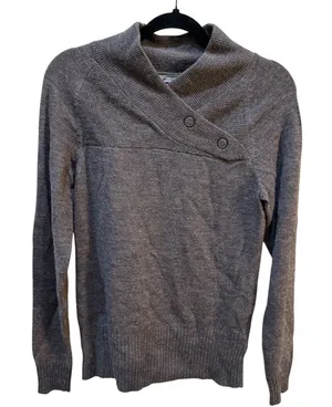 Smartwool Willow Lake merino wool sweater Size Small Asymmetrical thumbnail 1
