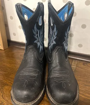 Ariat Fatbaby Heritage Dapper Steel Toe Western Work Boots Black Blue Womens 8B thumbnail 1