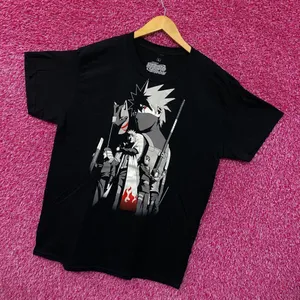 Naruto Shippuden ANBU Black Ops Kakashi Hokages Anime Tee L thumbnail 3