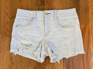 American Eagle super stretch midi jean shorts thumbnail 1
