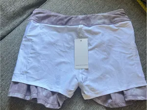 Stelle Pleated Tennis Skirt - Lavender & White Tie-Dye | Size Large thumbnail 10