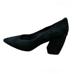 STEVEN by Steve Madden Black Suede Heels thumbnail 2