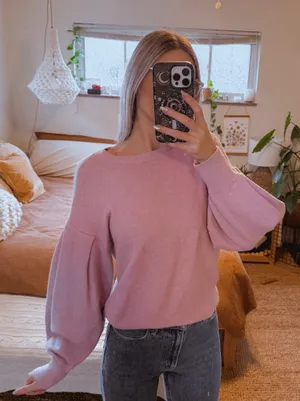 1. State Purple Bishop Sleeve Sweater thumbnail 1