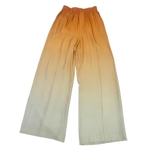 Significant Other Ombre Wide Leg Pants SIZE 2 Flowy Butter Yellow Designer $200 thumbnail 6