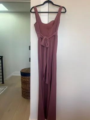 Azazie Riley Amethyst Bridesmaid Dress thumbnail 2
