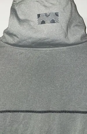 Victoria's Secret PINK Ultimate Funnel Neck Gray Neon Pullover thumbnail 7