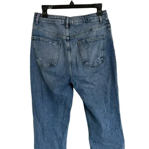 Free People We The Free Revolve Dakota Straight Leg High Waist Jean Pants‎ 28 thumbnail 7