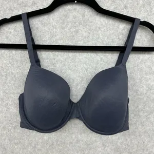 Calvin Klein Bra Women's Navy 34DD Underwire Padded T-Shirt Style thumbnail 1