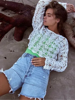 Free People Baggy Tomboy Shorts Size 26 thumbnail 1