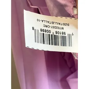BCBGMAXAZRIA Ruffle Mini Dress Women 10 Orchid Purple Pleated Lace Cocktail thumbnail 7