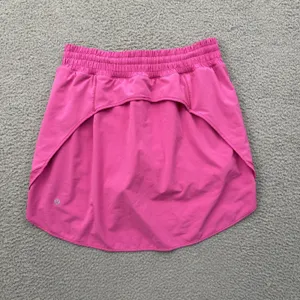Lululemon Hotty Hot Skirt Skort High Rise Sonic Pink Athletic Women's 8 Tall thumbnail 2