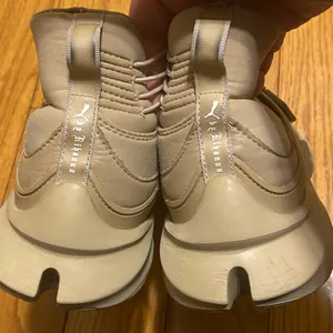 Puma x Fenty Rihanna Women's Trainer Hi 'Sesame' Tan Leather‎ Size 8.5 thumbnail 4