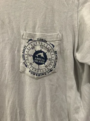Comfort Colors Alvin’s Island Amelia Island, FL Pocket Tee thumbnail 3