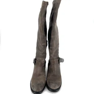 Vince Camuto Kepner Western Cowgirl Zip Knee High Leather Boots thumbnail 4