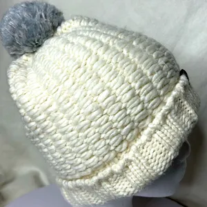 The North Face Unisex Triple Cable Cott Pom Beanie cream One Size thumbnail 3