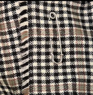 Vintage The Mill Shop Black and White Checkered Midi made in Scotland Skirt thumbnail 4