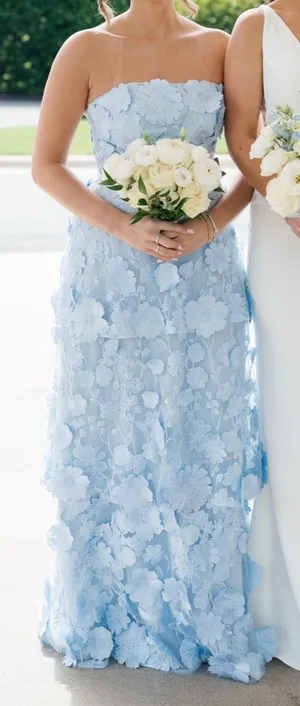 Revelry flora appliqué dress thumbnail 5