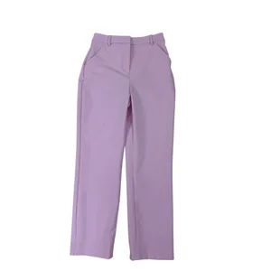 Express Women's High-Waisted Straight Leg Dress Pants Pink Lilac NWOT thumbnail 2