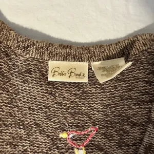 Vintag Bobbie Brooks Sweater Vest Sz XL 14/16 Winter Snowman Cardinal North Pole thumbnail 2