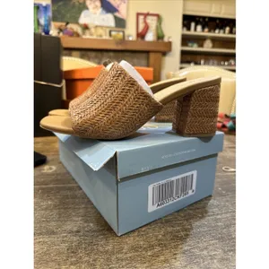 Seychelles Adapt Raffia Mules Sandal Natural Size 8.5 Beachy Coastal Neutral thumbnail 7