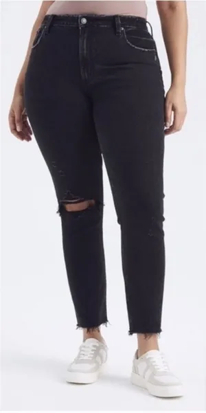 NWT Abercrombie & fitch‎ curve love skinny high rise Sz 33 thumbnail 1