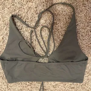 White Fox Boutique Taupe Tie-Front Halter Crop Top thumbnail 4