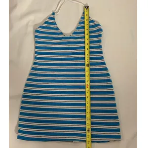 Bright striped terry cloth halter dress size xs/s‎ thumbnail 2
