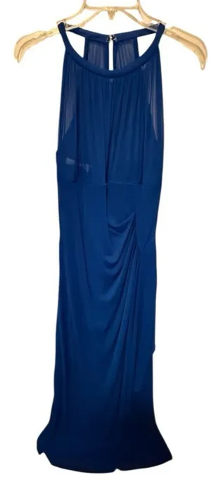 David's Bridal Blue Maxi Dress thumbnail 1