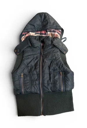 Y2K style free people puffer vest thumbnail 1