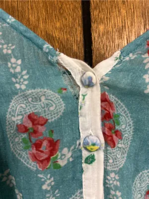 Loveshackfancy Floral Patchwork Summer Dress Preppy Cottagecore thumbnail 2