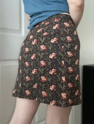 J. Crew Cotton Floral‎ Mini Skirt Size 6 Romantic Floral Pattern thumbnail 1