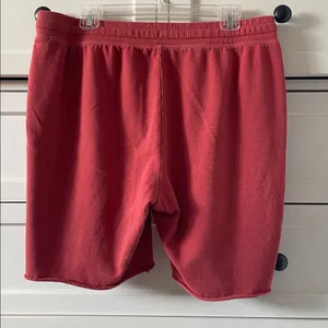Old Navy Women’s Fired Clay Red Mid Rise Easy Vintage Drawstring Shorts - Large thumbnail 5