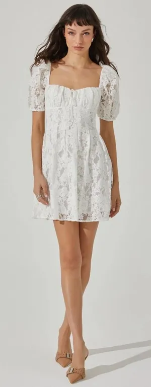 ASTR White Dress thumbnail 1