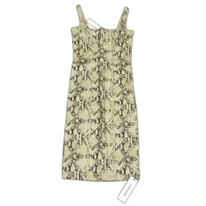 NWT Capulet Lola Bustier‎ Denim Dress Python Snakeskin Print Mob Wife Size Small thumbnail 3
