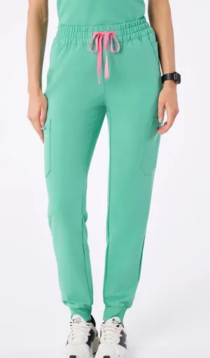 Figs Zamora women’s surgical green scrub bottoms size XlArge petite . thumbnail 1