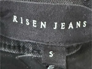 RISEN Black Denim Distressed Shorts thumbnail 6