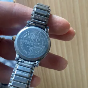 Timex‎ indiglo water resistant watch elastic metal band thumbnail 3